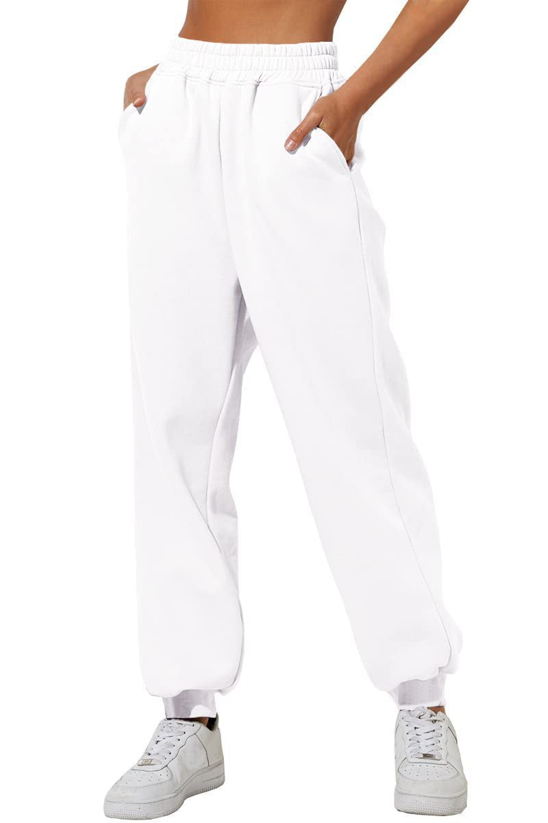 Pantalon de jogging femme - Taille élastique - Coupe décontractée - Poches latérales