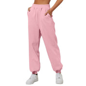 Pantalon de jogging femme - Taille élastique - Coupe décontractée - Poches latérales