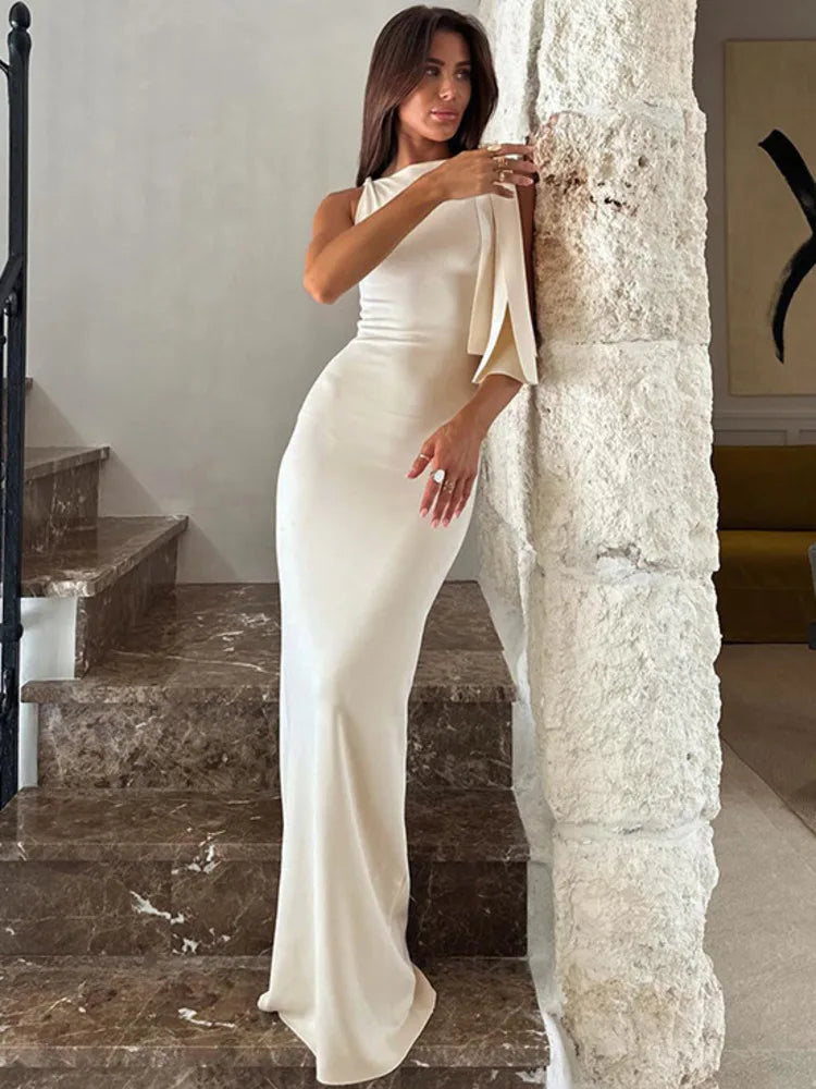 Robe longue luxe ISA - Élégante et raffinée