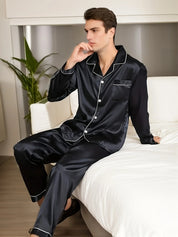 Ensemble de pyjama en satin de soie - Marivir