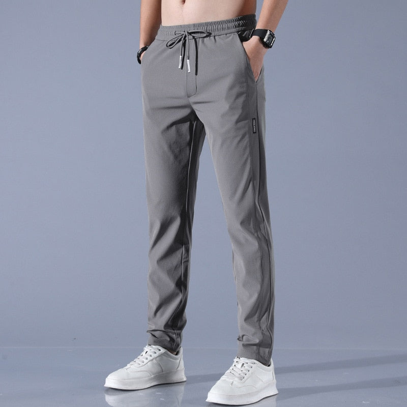 Pantalon Jogger Homme - Slim Fit - Taille Élastique avec Cordon - Poches Latérales