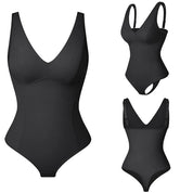 Maillot de Bain Femme - Une Pièce - Encolure Ronde - Bretelles Larges - Coupe Ajustée