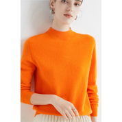 Pull col rond femme - Maille douce - Manches longues - Confortable et élégant