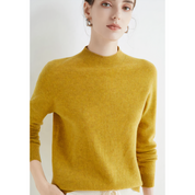 Pull col rond femme - Maille douce - Manches longues - Confortable et élégant