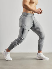 Pantalon Jogger Homme - Taille Élastique avec Cordon - Léger et Confortable - Poches Sécurisées