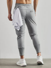 Pantalon Jogger Homme - Taille Élastique avec Cordon - Léger et Confortable - Poches Sécurisées