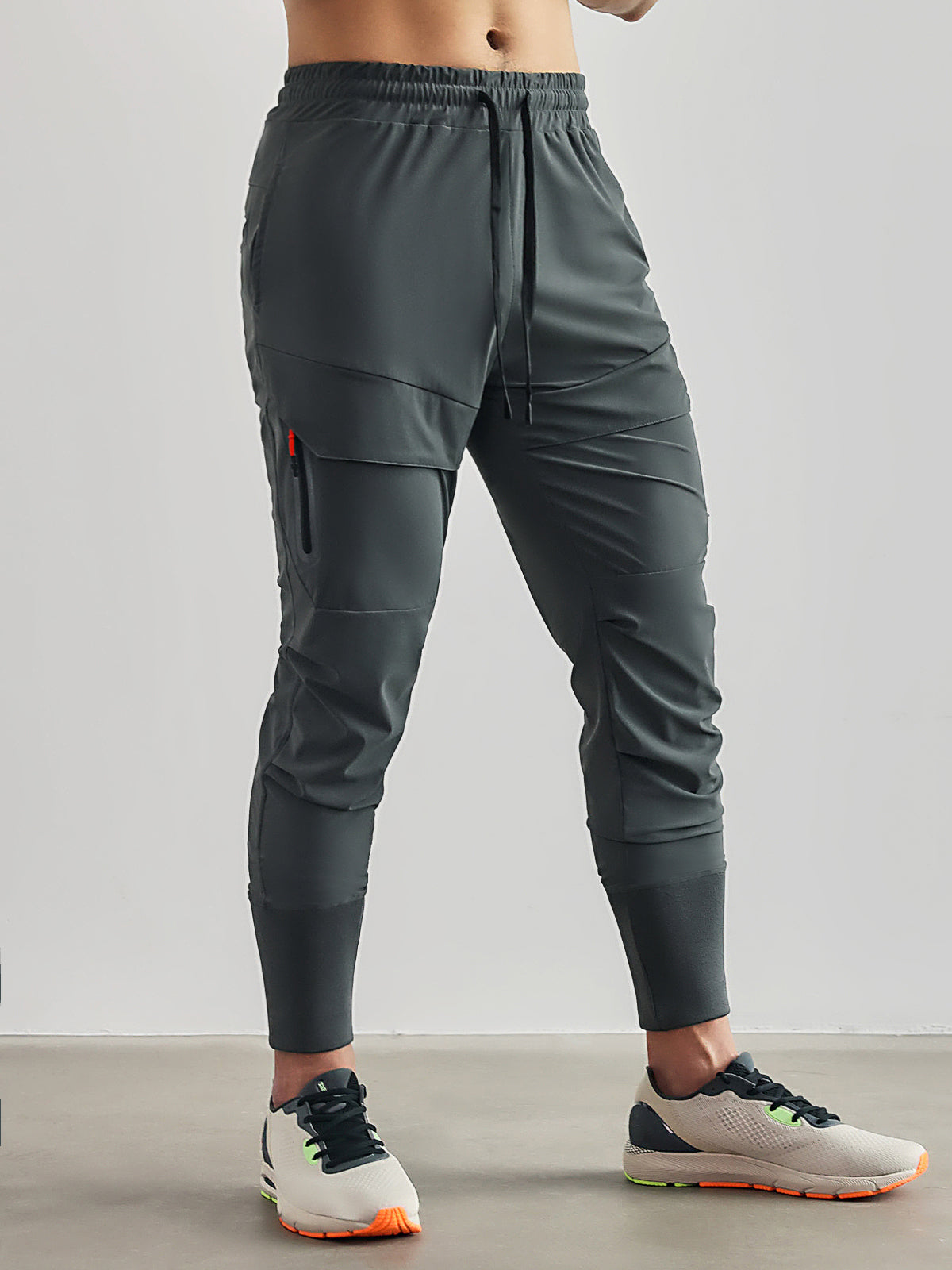 Pantalon Jogger Homme - Taille Élastique avec Cordon - Léger et Confortable - Poches Sécurisées