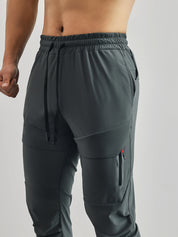 Pantalon Jogger Homme - Taille Élastique avec Cordon - Léger et Confortable - Poches Sécurisées