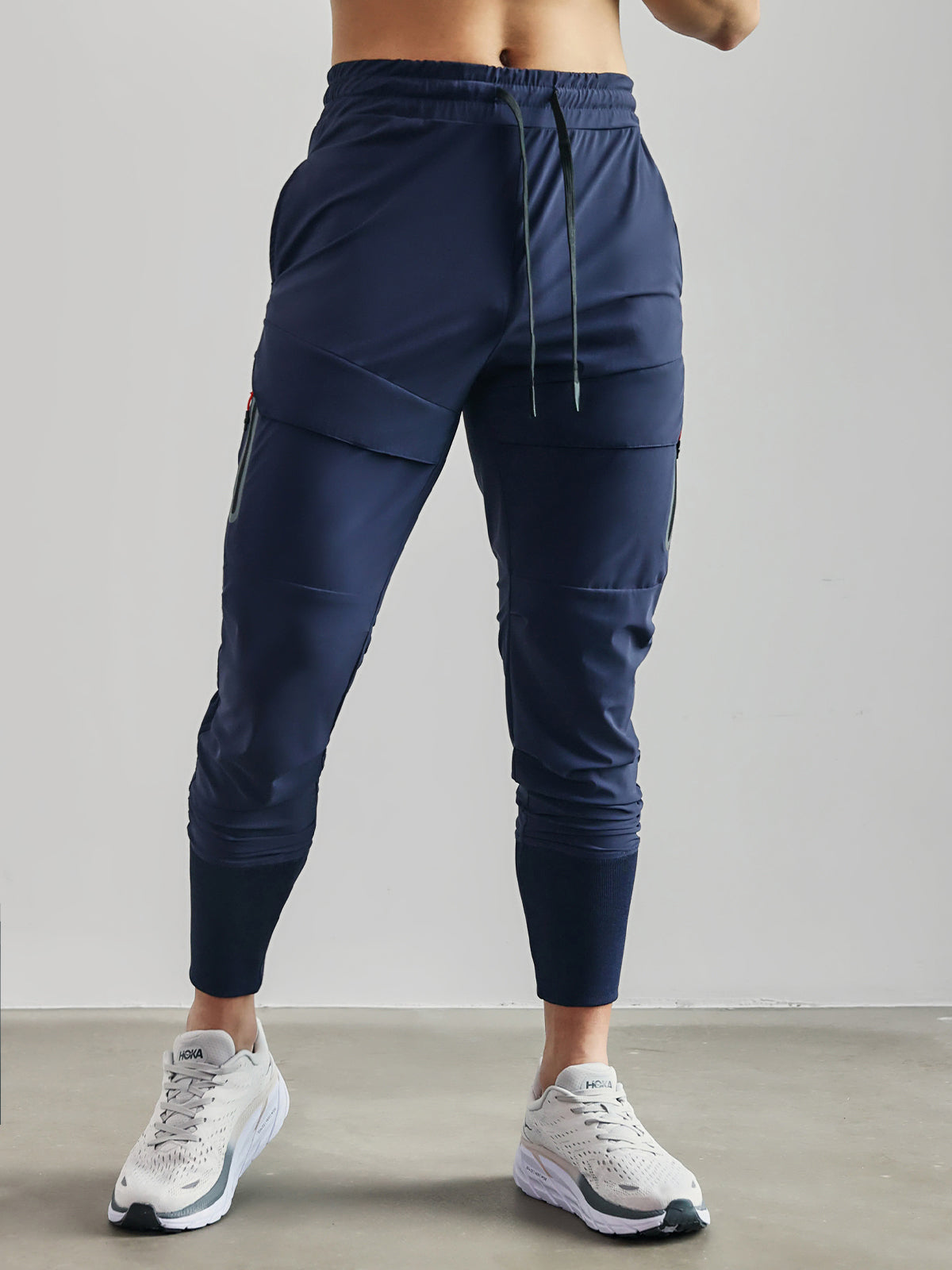 Pantalon Jogger Homme - Taille Élastique avec Cordon - Léger et Confortable - Poches Sécurisées