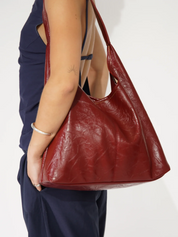 Sac à Main Femme - Cuir Véritable - Design Souple et Élégant - Port Épaule Confortable