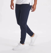 Pantalon Homme - Coupe Slim Ajustée - Tissu Stretch Confortable - Style Élégant