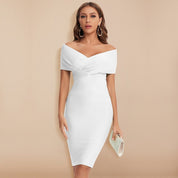 Robe légère pour femme - Élégante robe bandage d'été