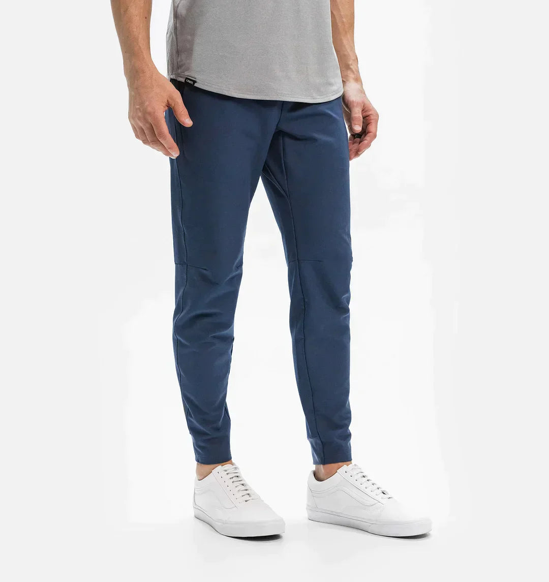 Pantalon Homme - Coupe Slim Ajustée - Tissu Stretch Confortable - Style Élégant