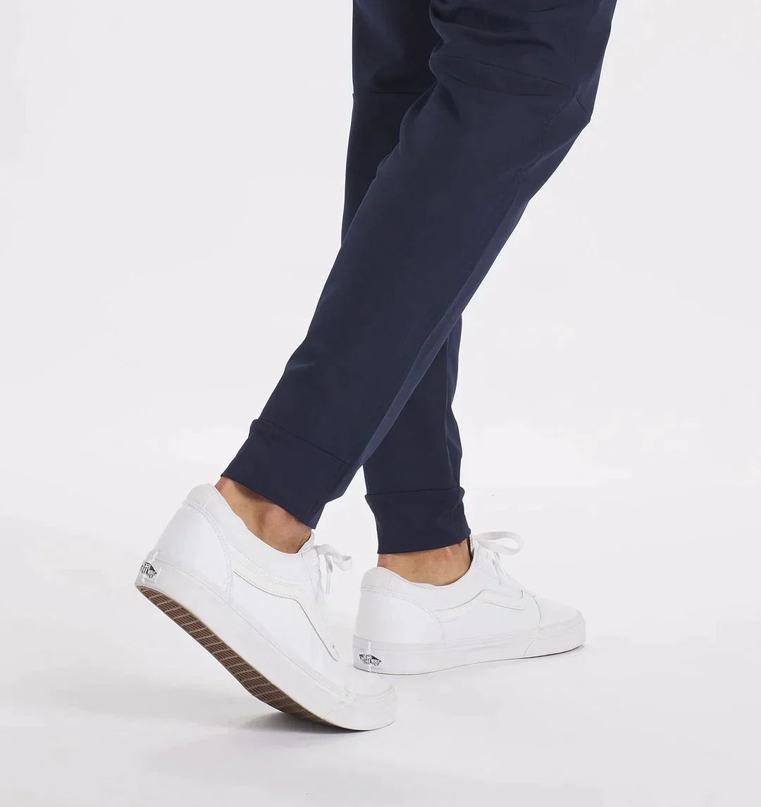 Pantalon Homme - Coupe Slim Ajustée - Tissu Stretch Confortable - Style Élégant